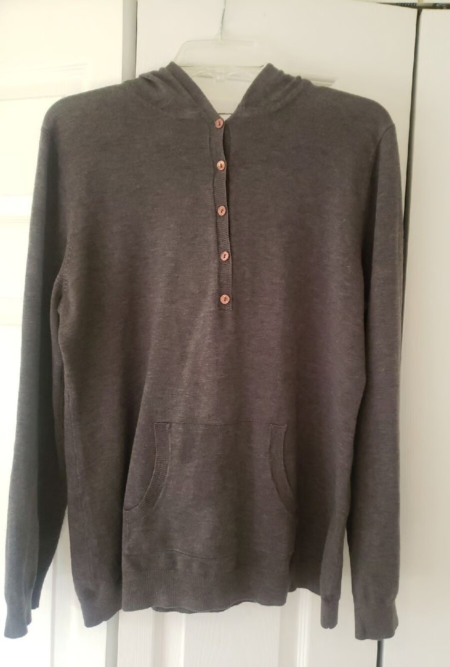 Gray Sweater Hoodie Sz XL
